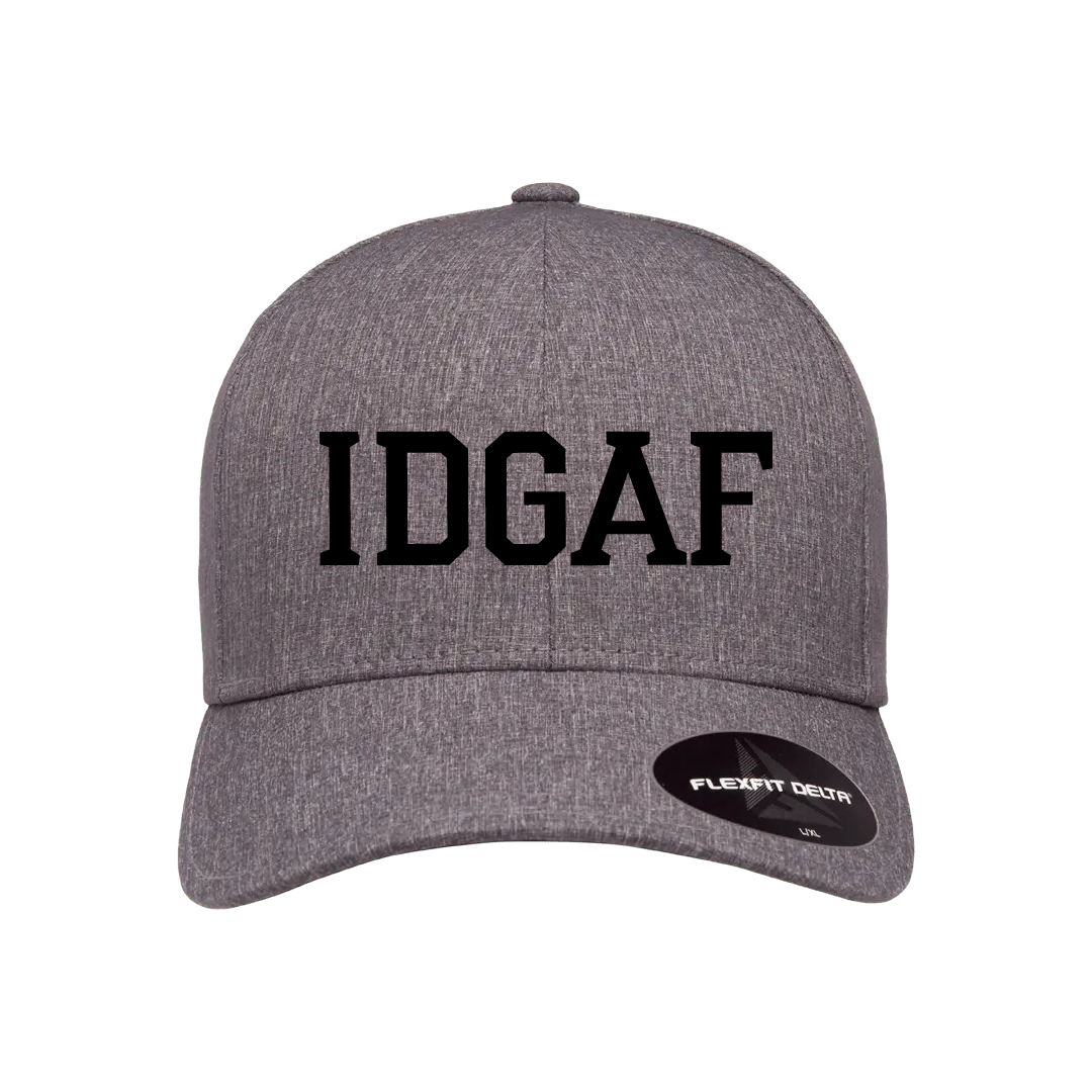 IDGAF Hat Melange Blue