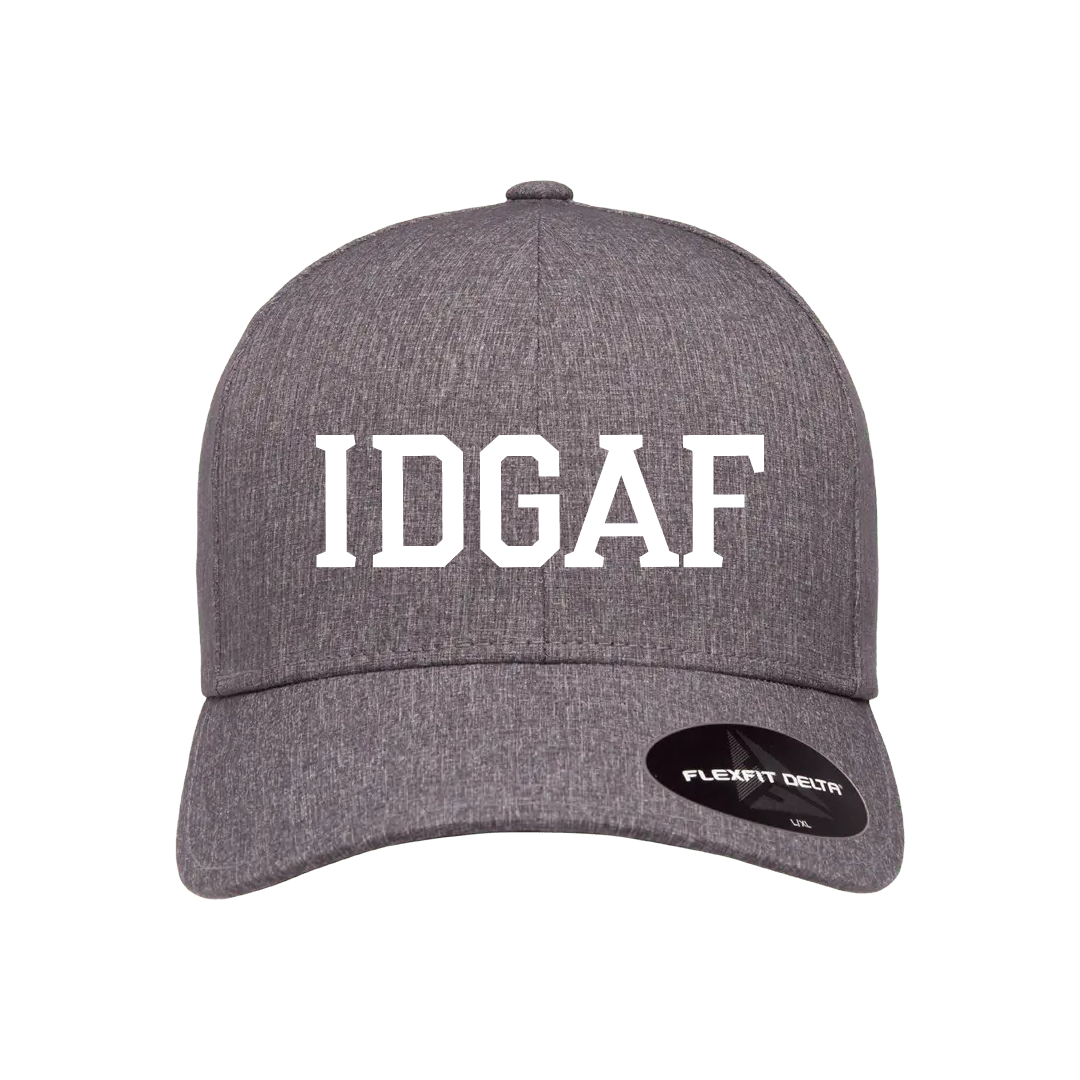 IDGAF Hat Melange Blue