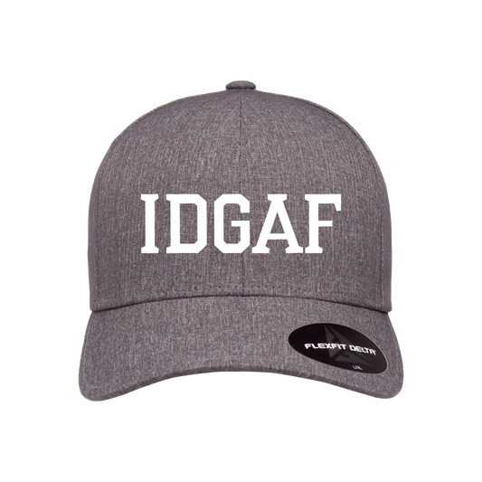 IDGAF Hat Melange Blue